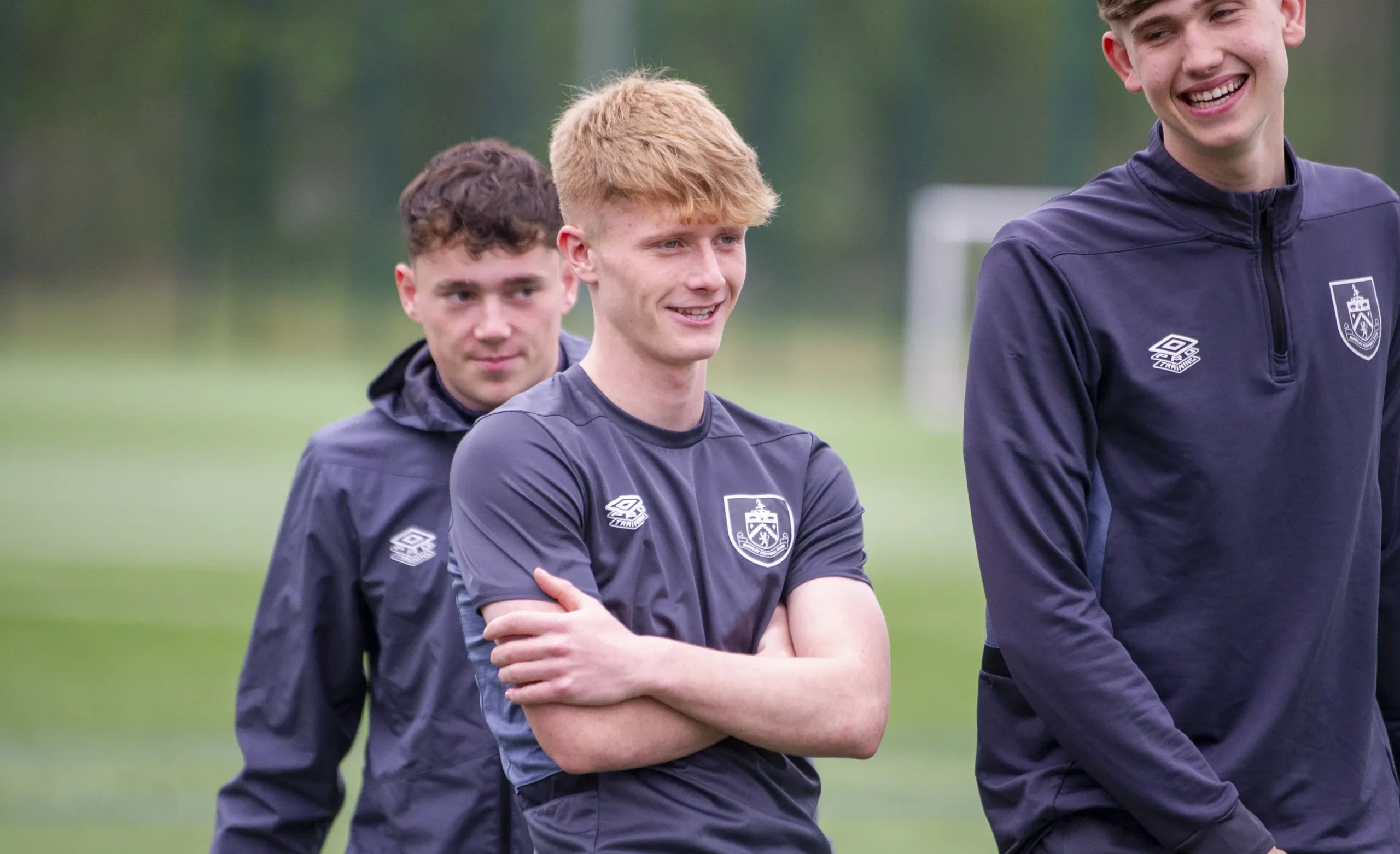 Sports students smiling