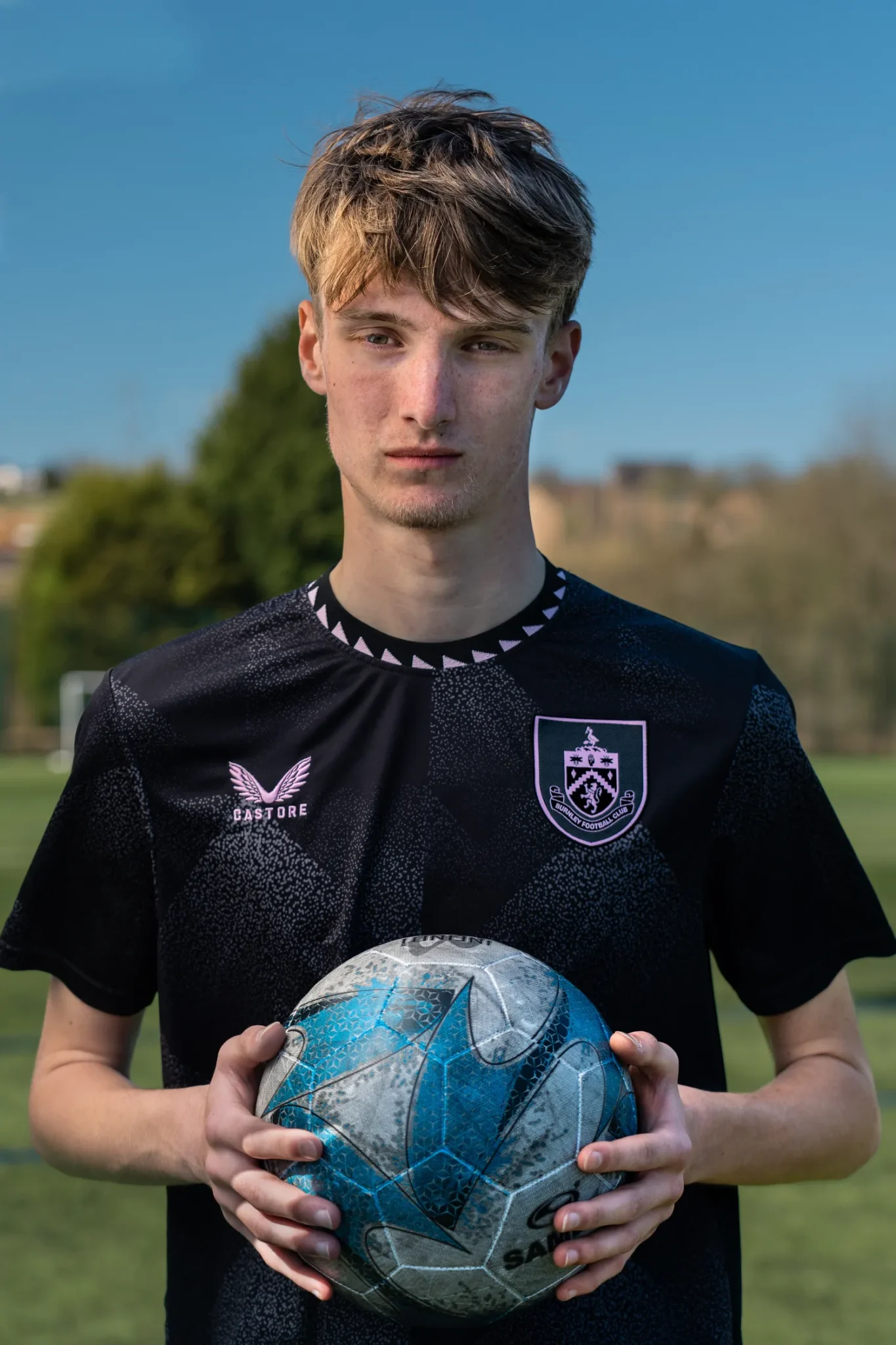 sports student with football