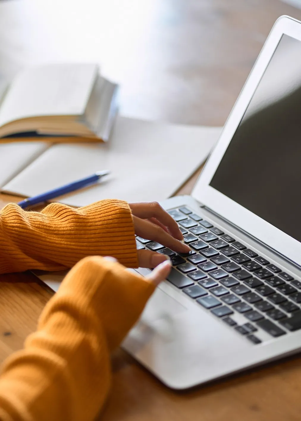 Typing on a computer